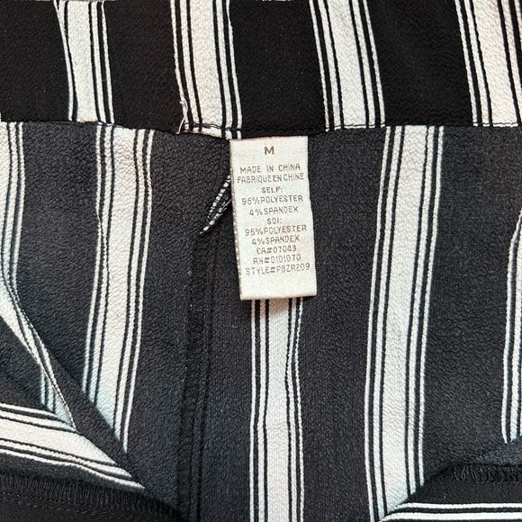 Black and White Striped Pants - Picture 2 of 5